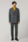 Grey Stretch Wool B-Line Suit