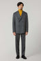 Grey Stretch Wool B-Line Suit