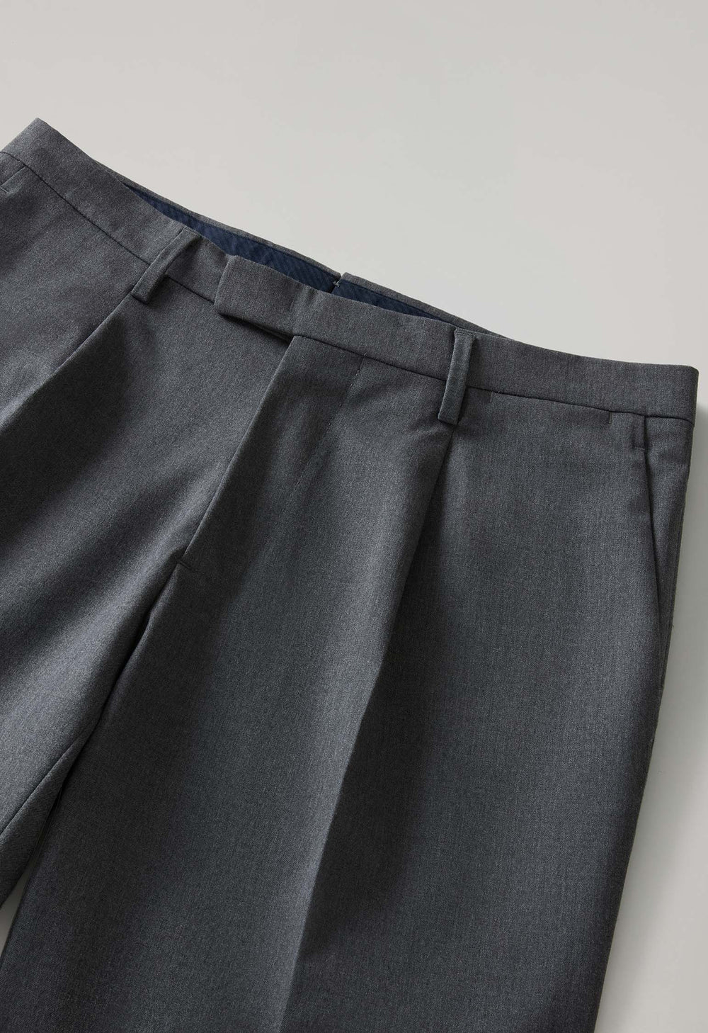 Grey Stretch Wool B-Line Suit