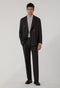 Brown Bird's Eye Wool B-Line Suit