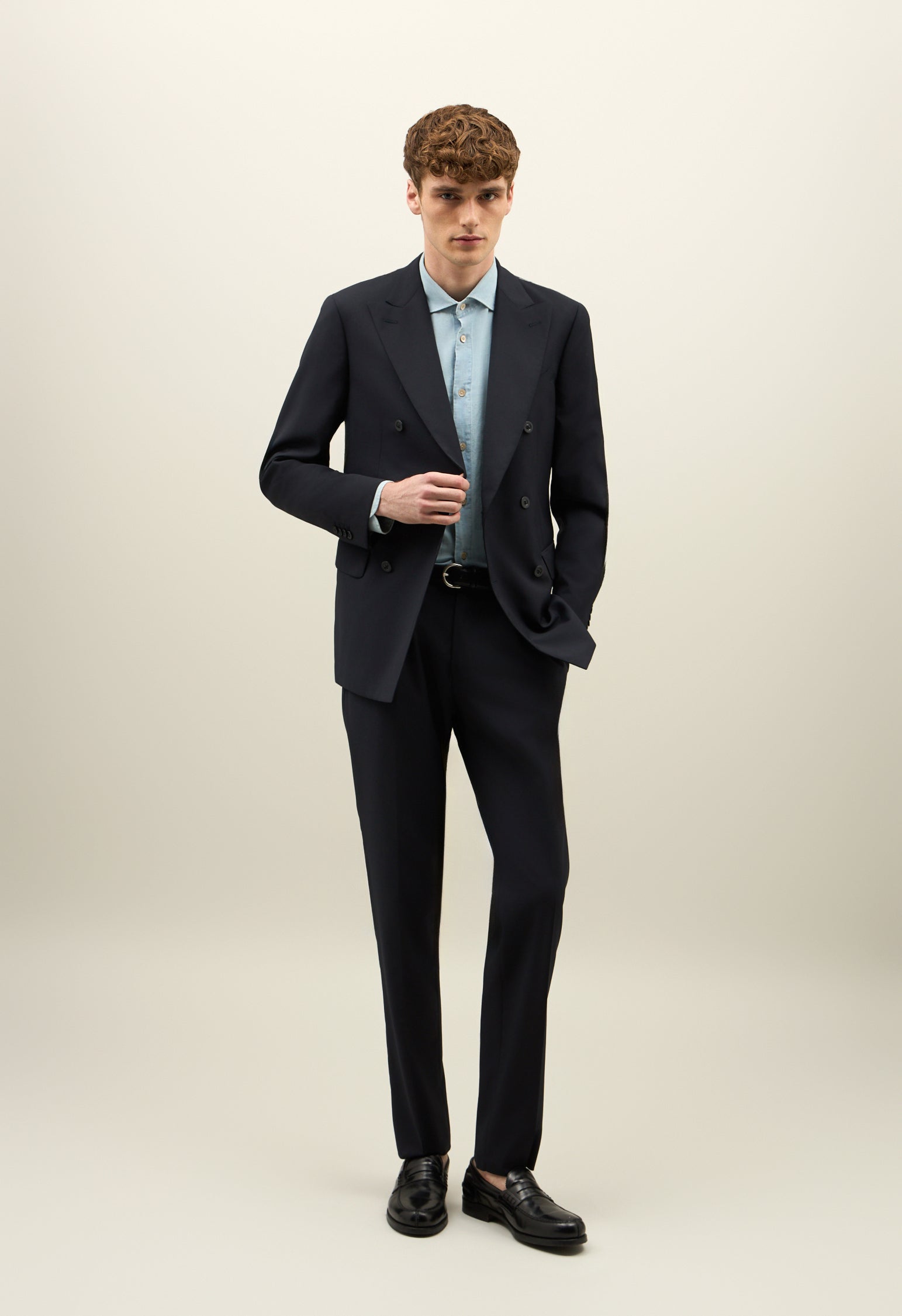 Wool B-Line suit | Boglioli® – BoglioliMilano