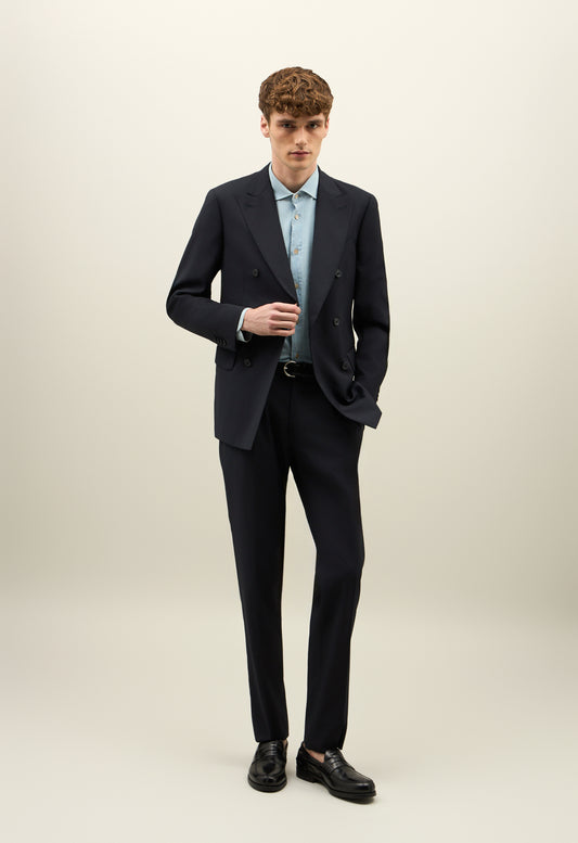 Blue Wool Canva B-Line Suit