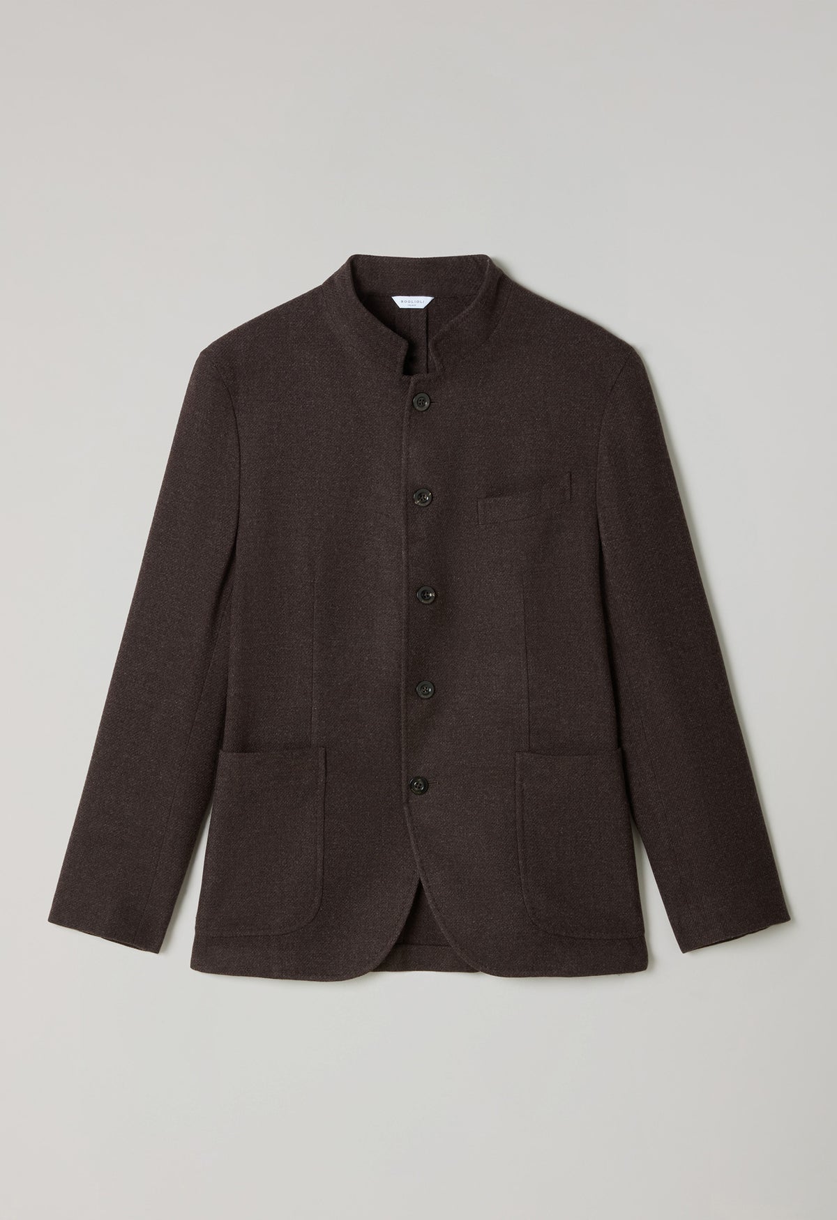 Brown Wool Cashmere soft Gassman Jacket