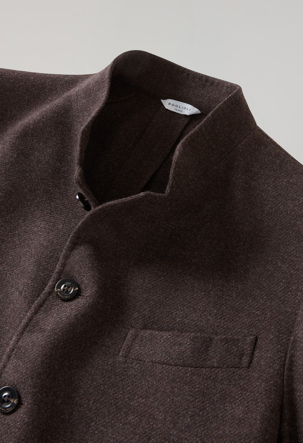 Brown Wool Cashmere soft Gassman Jacket