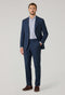 Abito K-Jacket in lana strutturata blu