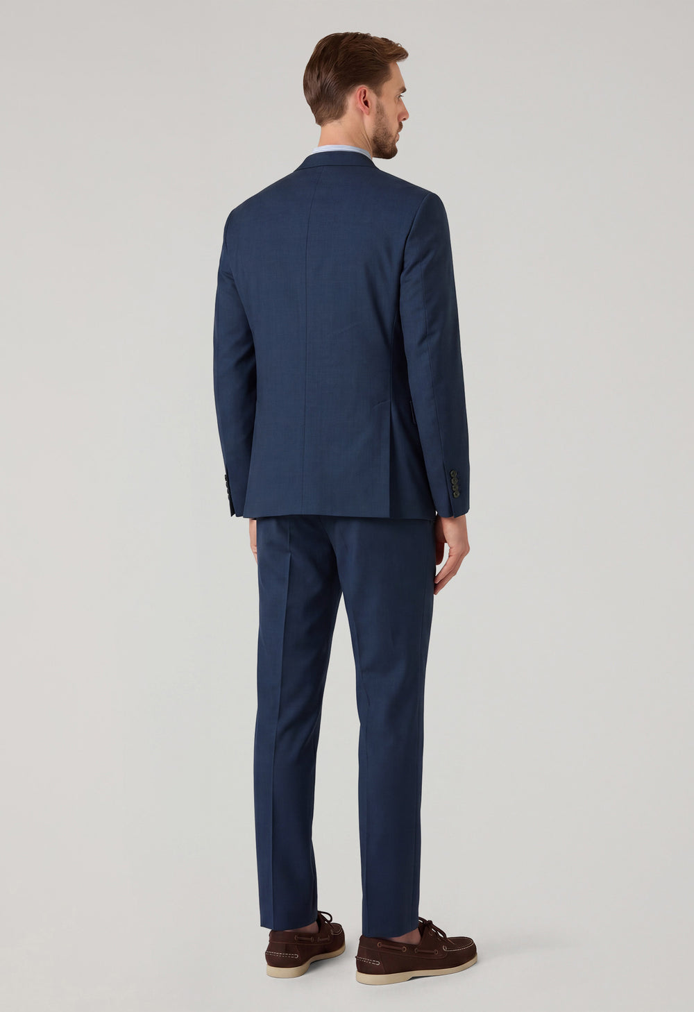Abito K-Jacket in lana strutturata blu