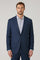 Abito K-Jacket in lana strutturata blu