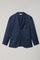 Abito K-Jacket in lana strutturata blu