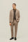 Beige Stretch Wool K-Suit