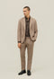 Beige Stretch Wool K-Suit