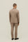 Beige Stretch Wool K-Suit