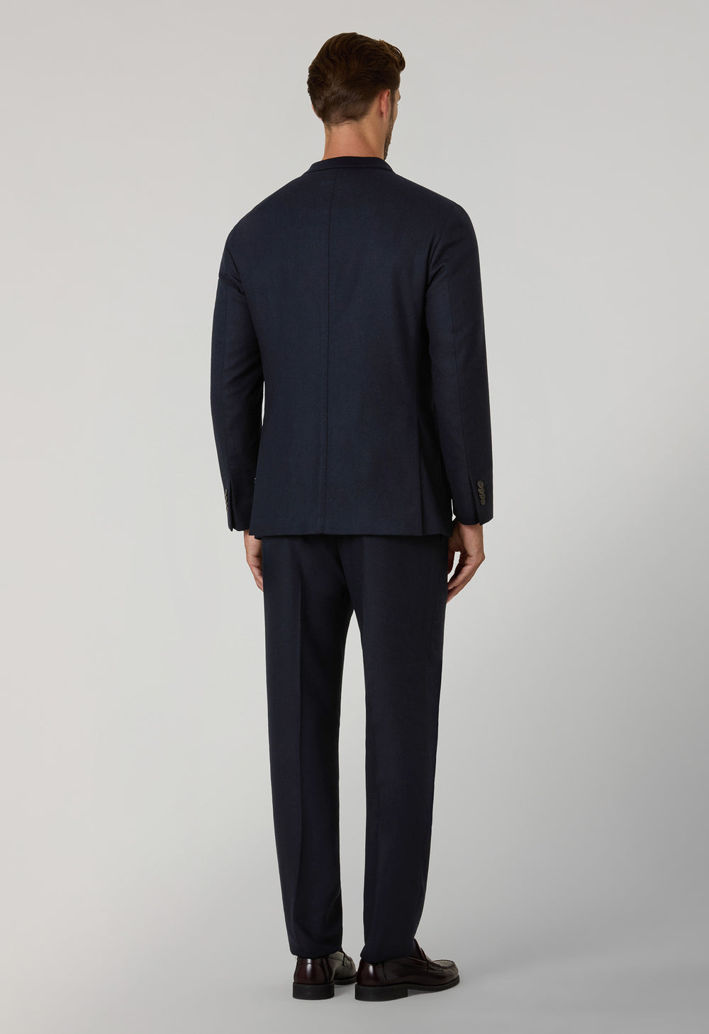 Dark Blue Stretch Wool K-Suit