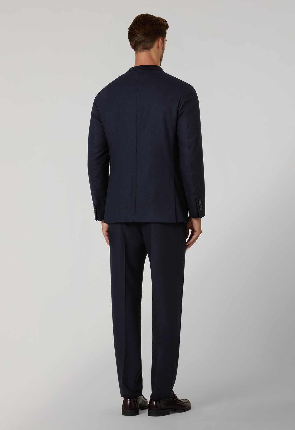 Dark Blue Stretch Wool K-Suit