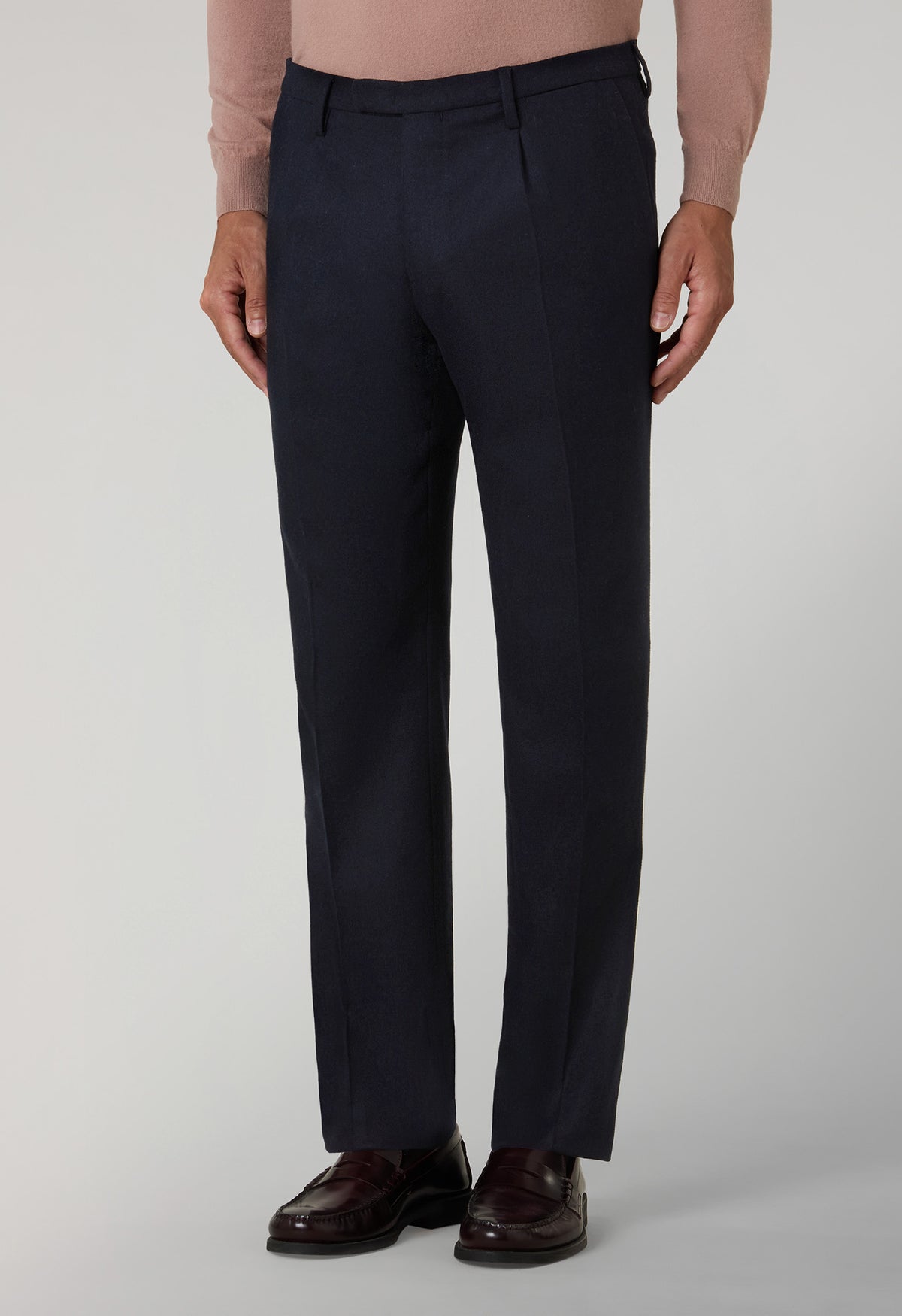 Dark Blue Stretch Wool K-Suit