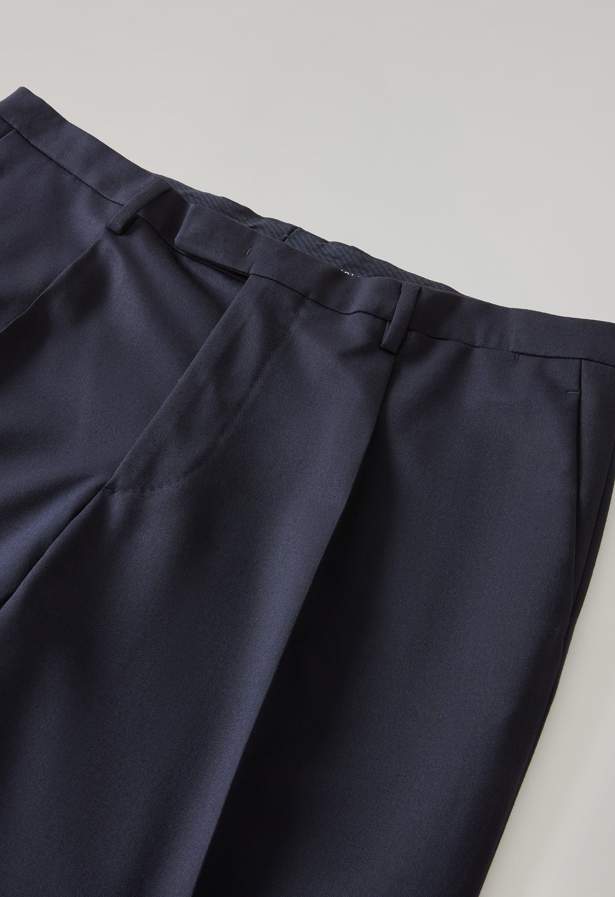 Dark Blue Stretch Wool K-Suit