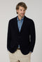Blue Knitted Jersey K-Jacket