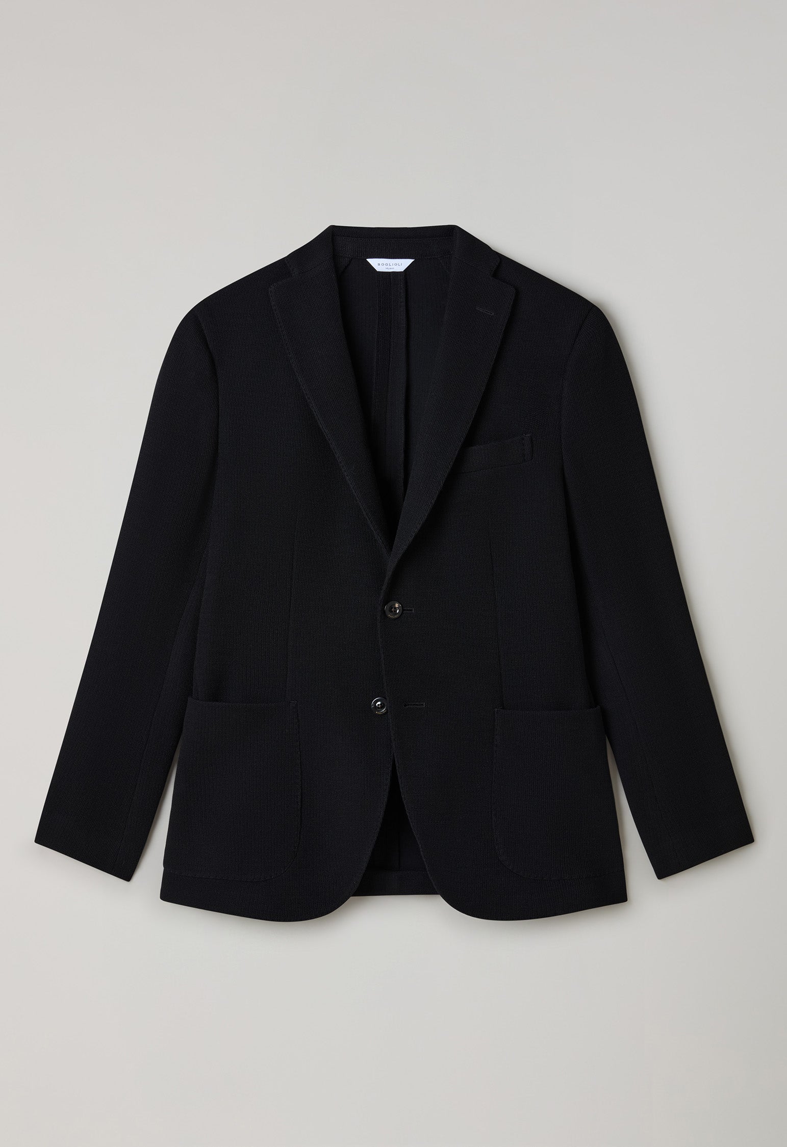Black Knitted Jersey K-Jacket
