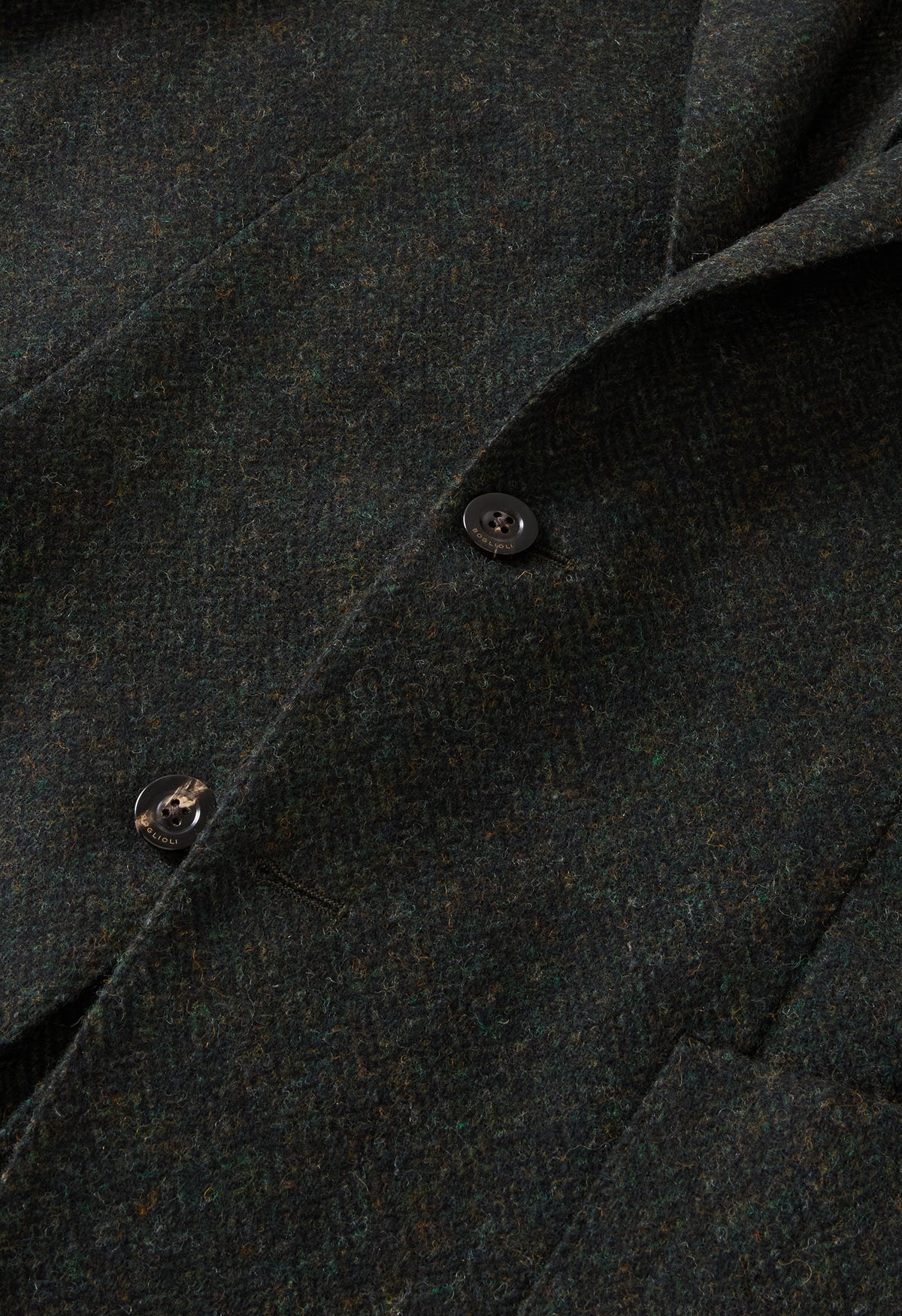 Green Shetland Chevron K-Jacket
