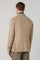 Beige blended Wool Silk K-Jacket