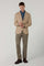 Beige blended Wool Silk K-Jacket