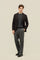 Brown Prince of Wales Soft Wool Cashmere blend K-Jacket