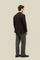 Brown Prince of Wales Soft Wool Cashmere blend K-Jacket
