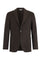Brown Prince of Wales Soft Wool Cashmere blend K-Jacket