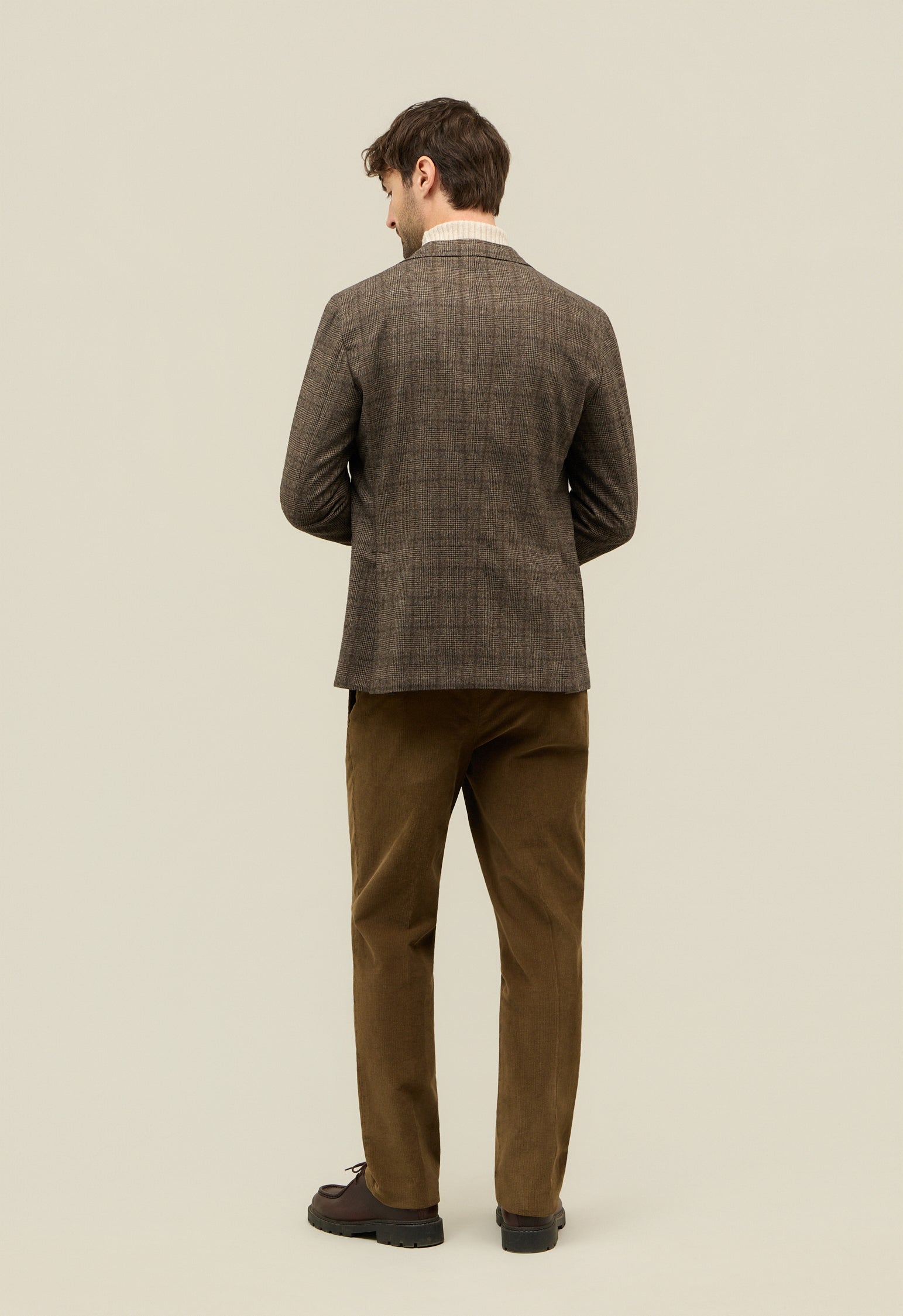 Brown Prince of Wales blend K-Jacket 