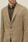 Beige Prince of Wales Wool blend K-Jacket