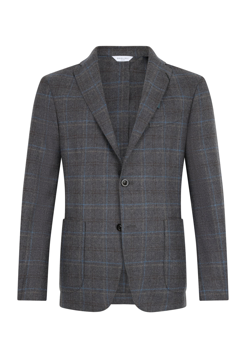 Grey Wool check K-Jacket