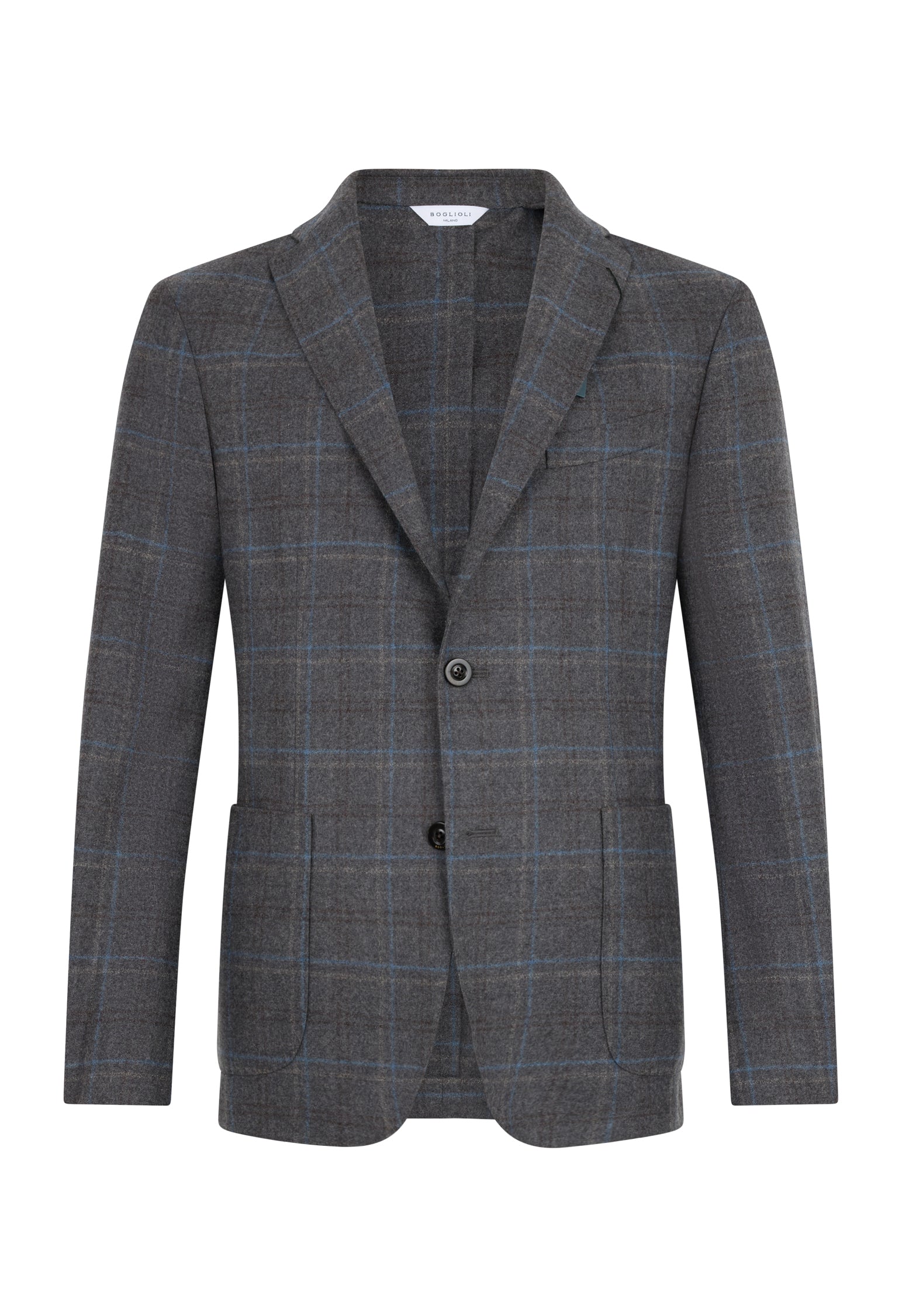 Grey Wool check K-Jacket