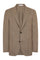 Hellbraune K-Jacket aus leichter Wolle mit Wabenstruktur