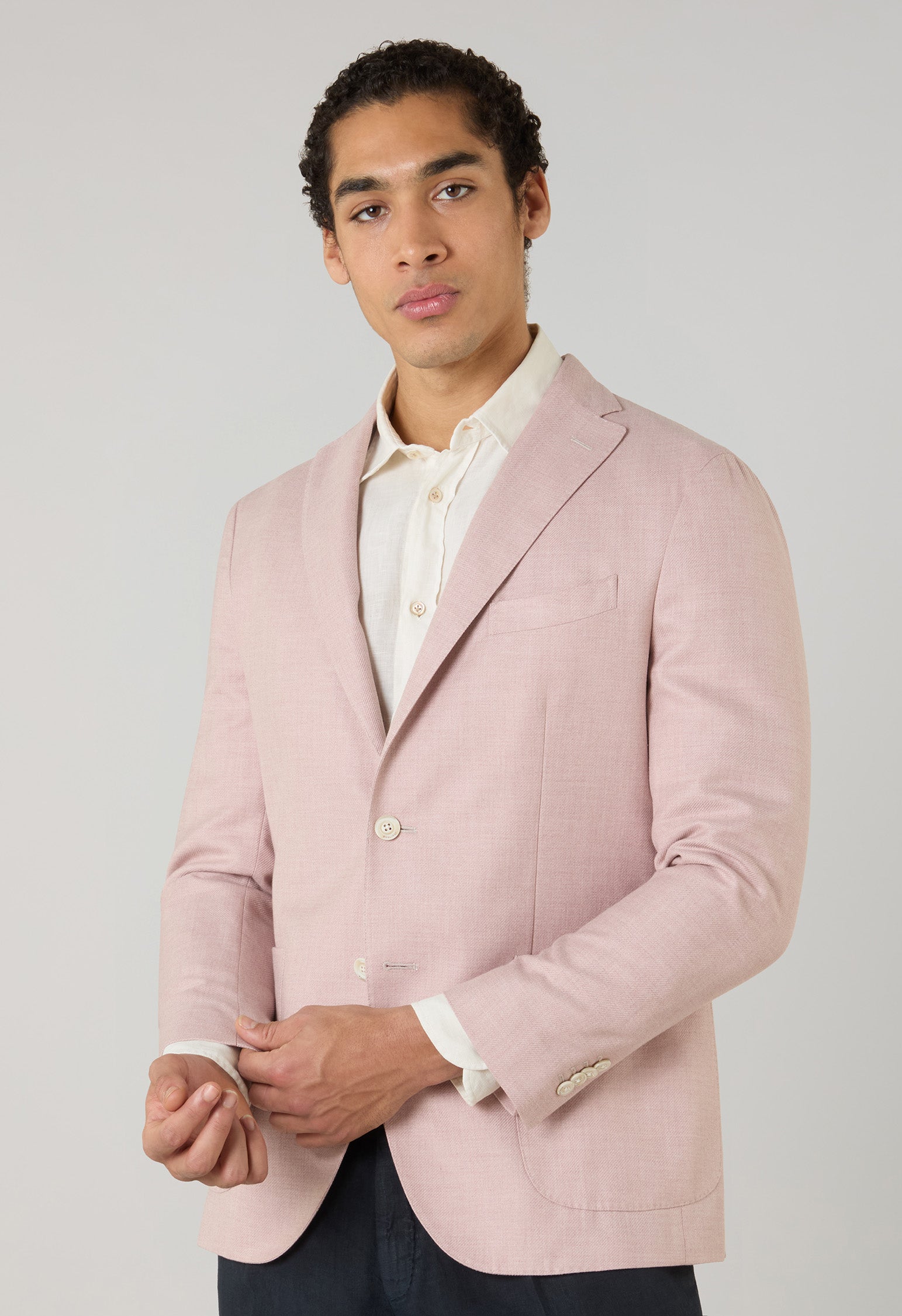Cotton Cashmere Silk K-Jacket