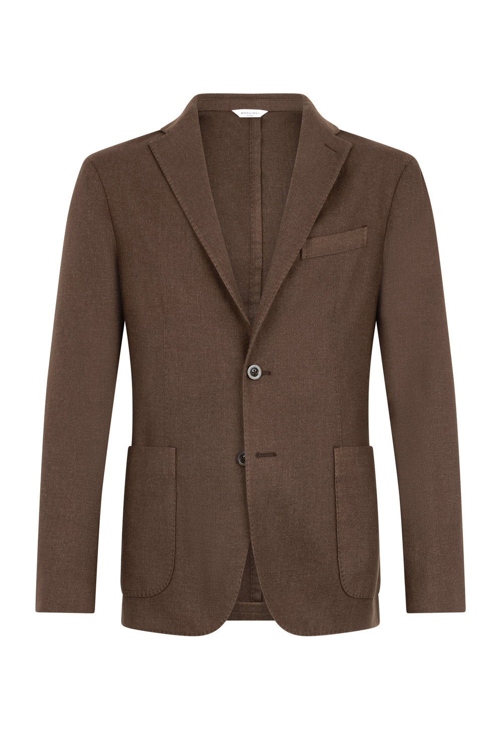 Brown Garment Dyed Wool K-Jacket