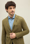 Green Garment Dyed Wool K-Jacket