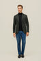 Green Garment Dyed Wool Herringbone K-Jacket