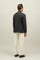 Dark Grey Natural Stretch Honeycomb Wool K-Jacket