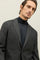 Dark Grey Natural Stretch Honeycomb Wool K-Jacket