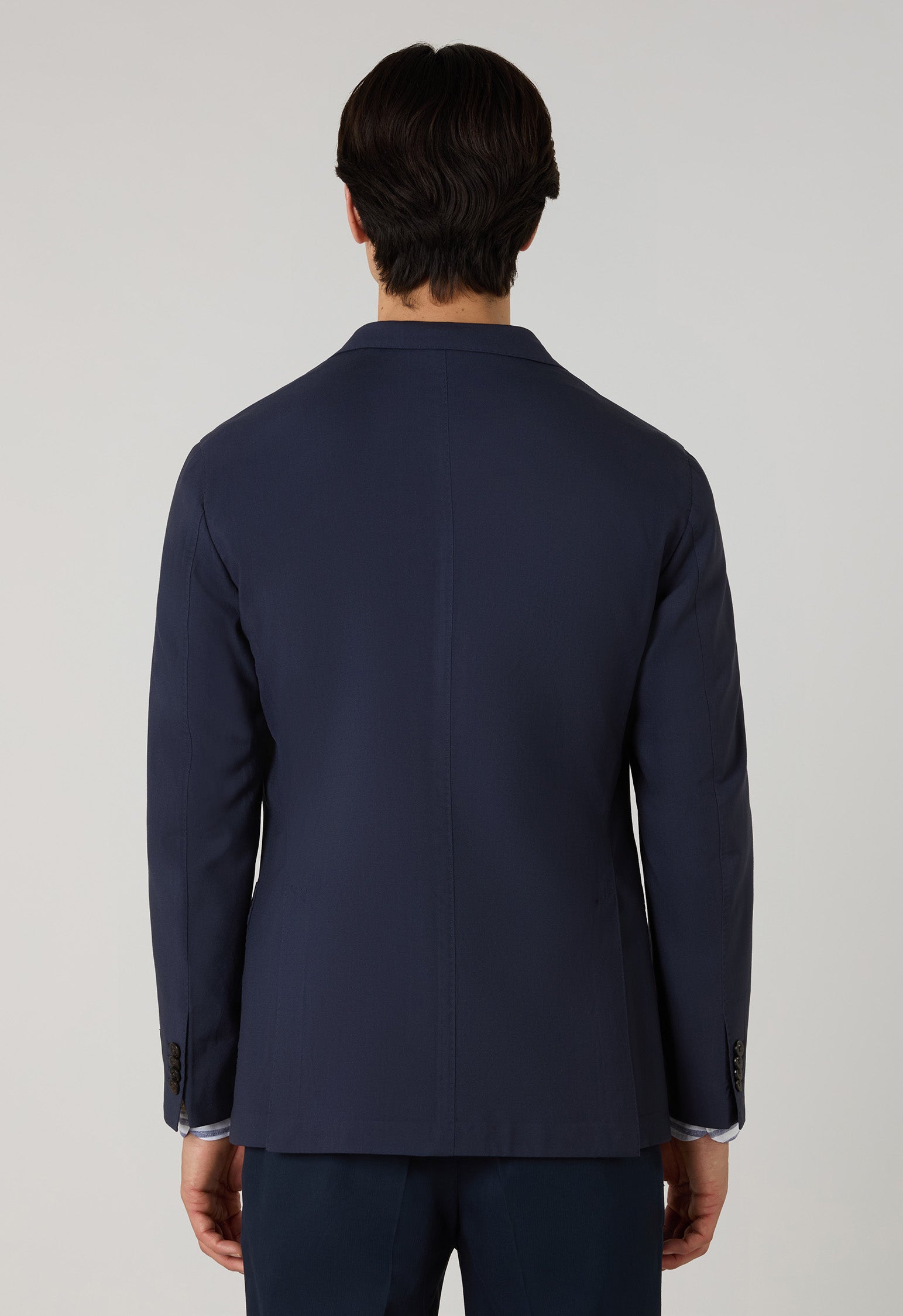 Blue High Performance wool K-Jacket | Boglioli® – BoglioliMilano