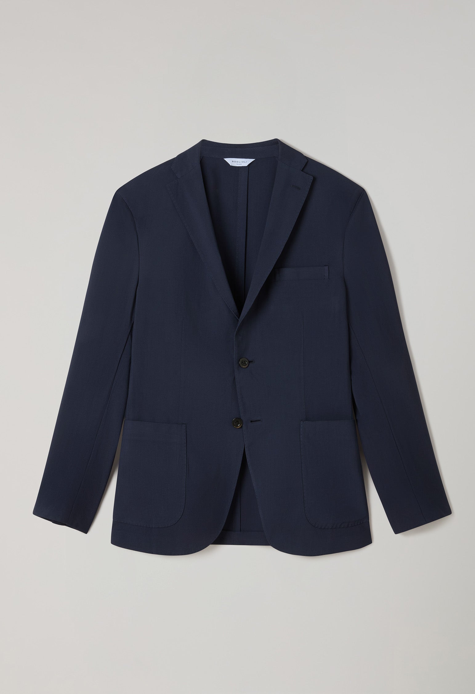Blue High Performance wool K-Jacket | Boglioli® – BoglioliMilano