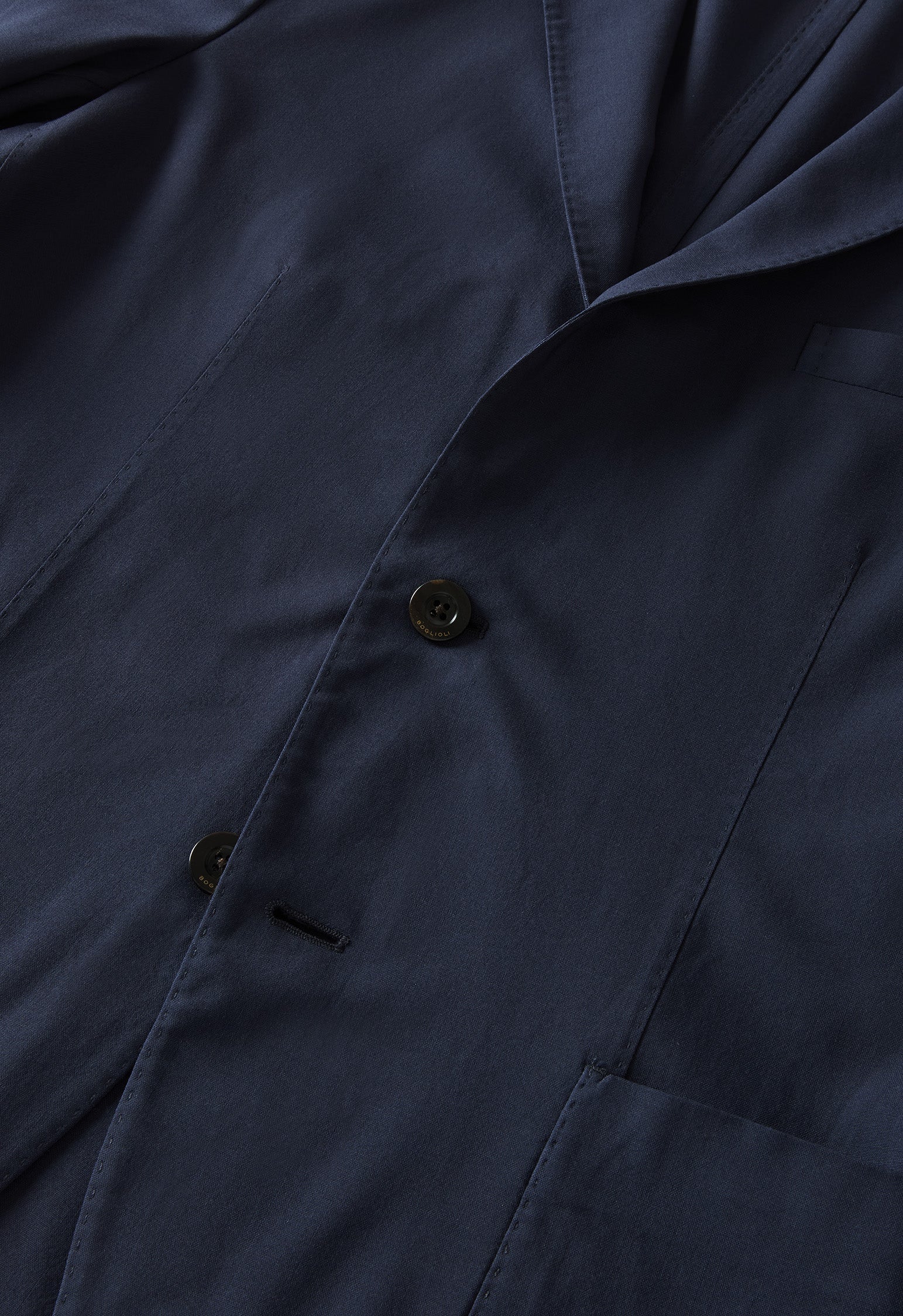 Blue High Performance wool K-Jacket | Boglioli® – BoglioliMilano