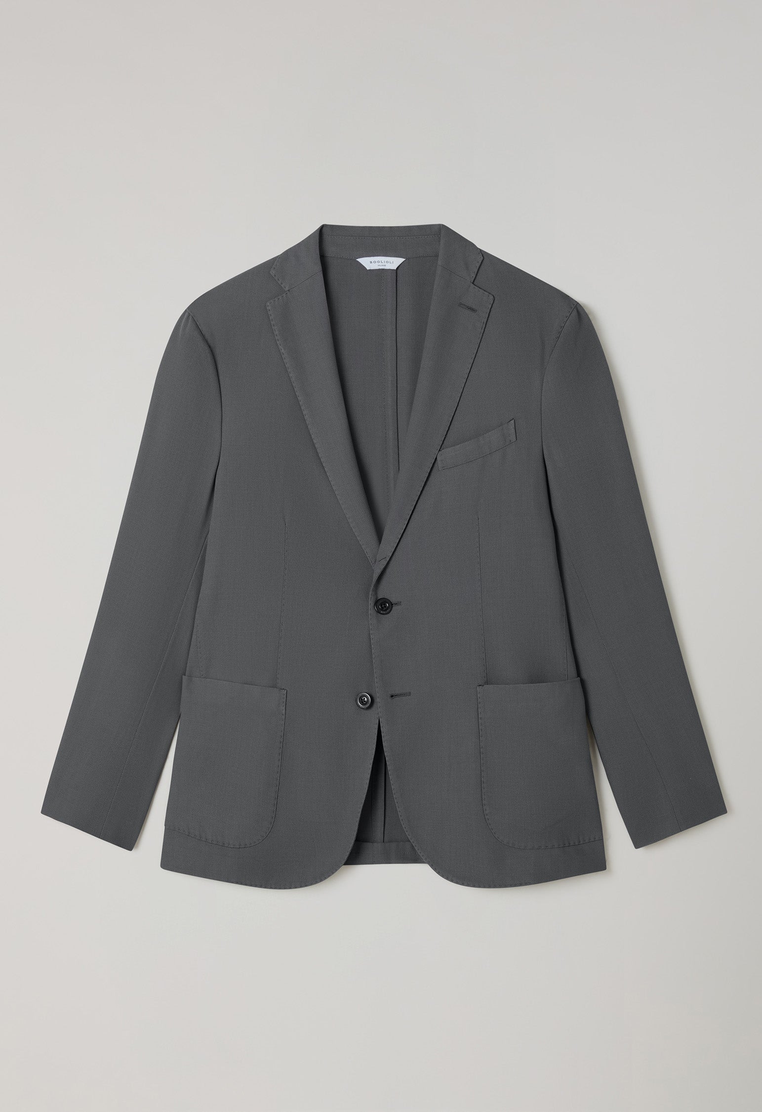 Graue K-Jacket aus High-Performance-Hopsack