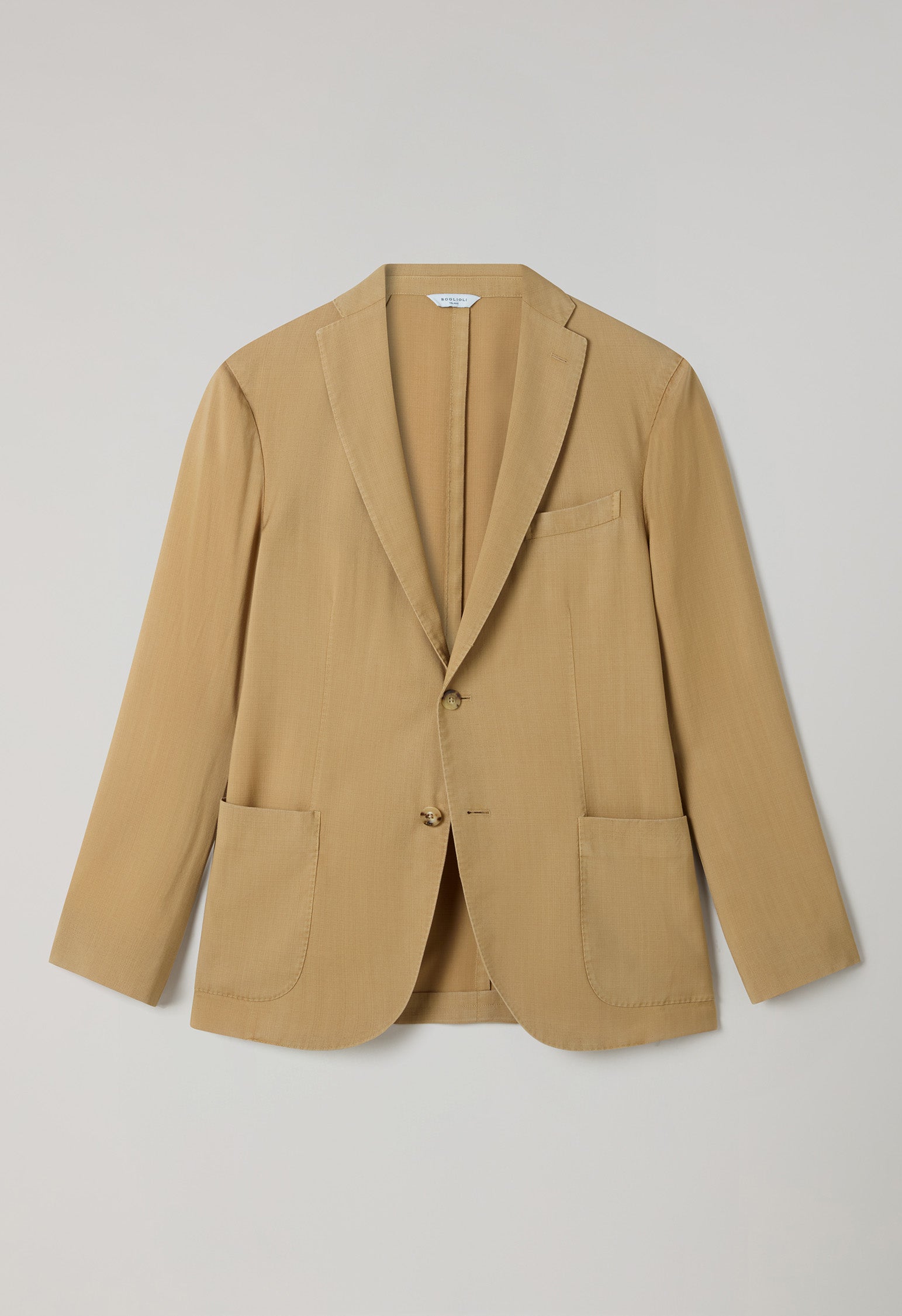 Beige K-Jacket aus High-Performance-Wolle-Kaschmir