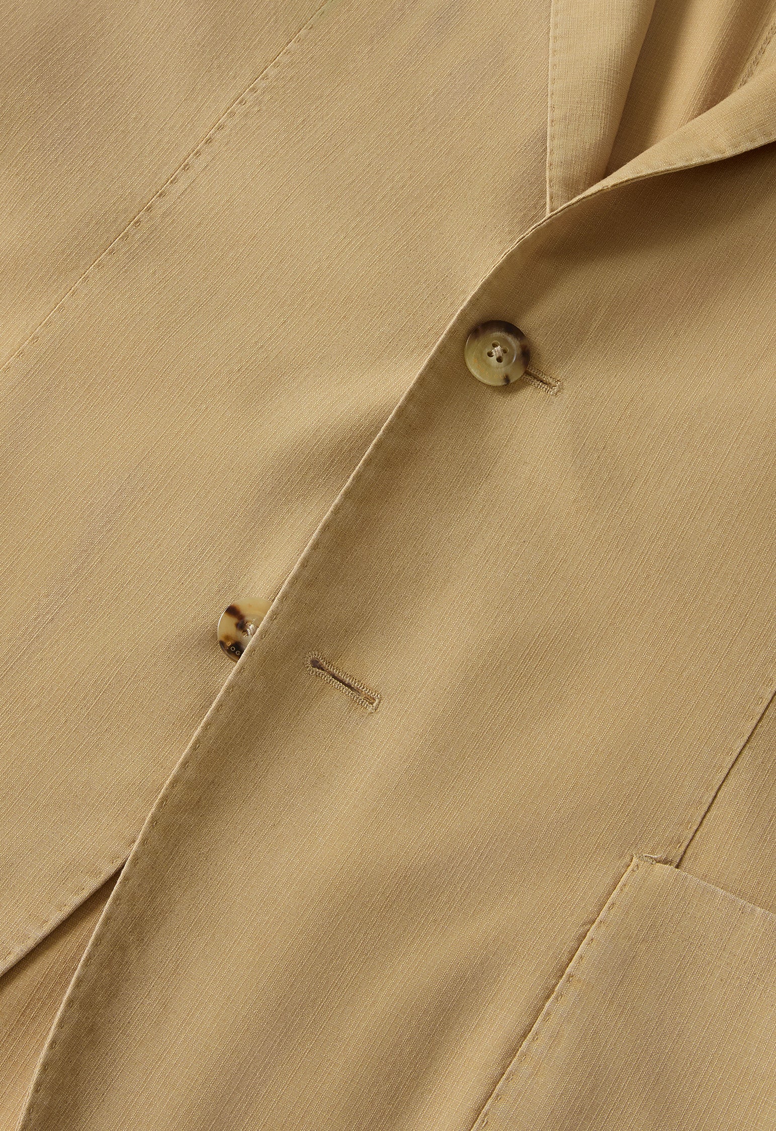 Beige K-Jacket aus High-Performance-Wolle-Kaschmir