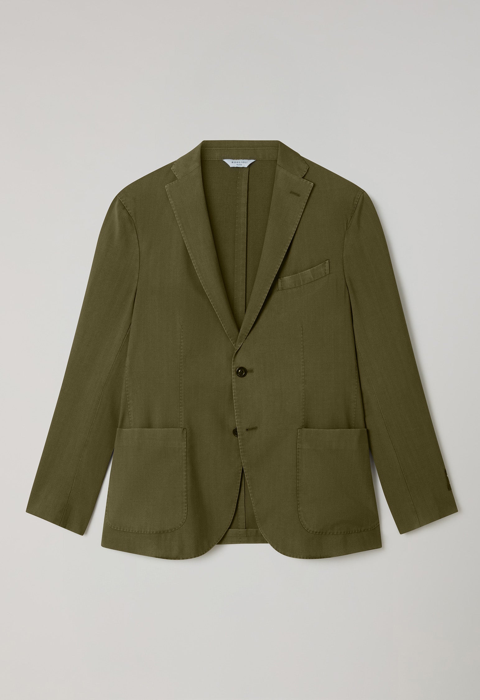 Green High Performance wool and cashmere K-Jacket | Boglioli