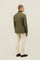 Green Garment Dyed Moleskin K-Jacket