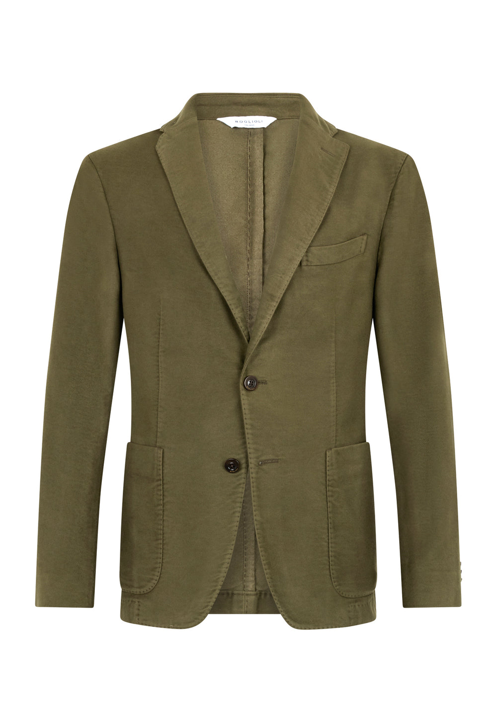 Green Garment Dyed Moleskin K-Jacket