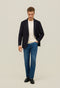 Dark Grey Garment Dyed Moleskin K-Jacket