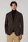 Dark Brown Garment Dyed Soft Cotton K-Jacket