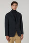 Dark Brown Garment Dyed Soft Cotton K-Jacket